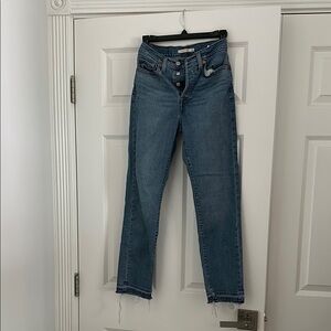 Levi's Blue Straight Leg Jeans